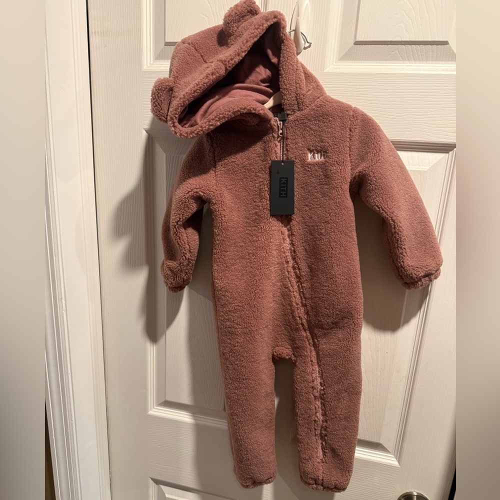 Kith Fleece Romper Baby Jumper Size 12/18 Months NWT